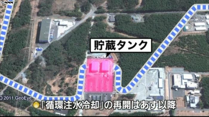 循環注水冷却、再開は29日以降の見通し