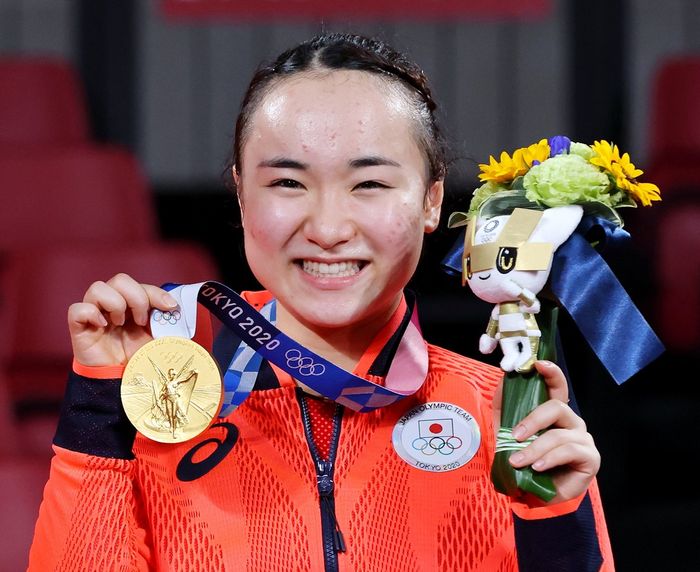 混合金の伊藤美誠「今後はシングルスで金」