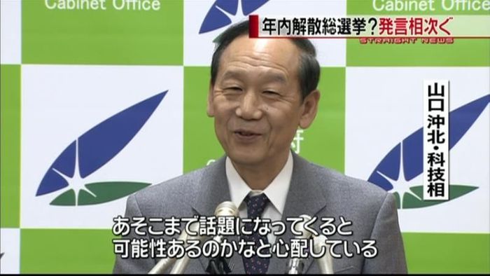 年内解散総選挙?19日にも解散との臆測も