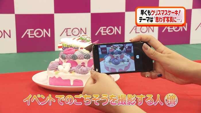 撮りたくなる? 今年のクリスマスケーキ