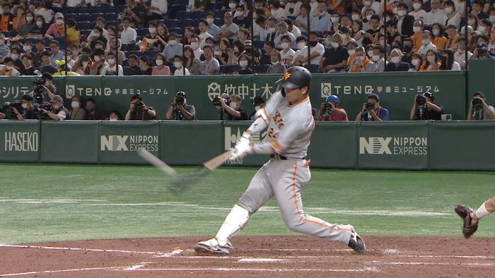 「覚醒してる」巨人・大城卓三“3試合連続HR” チェンジアップをすくい上げる