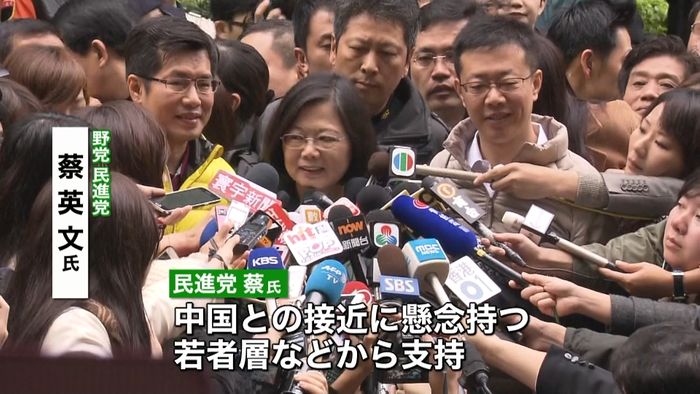 野党が政権奪還か　台湾総統選投票始まる