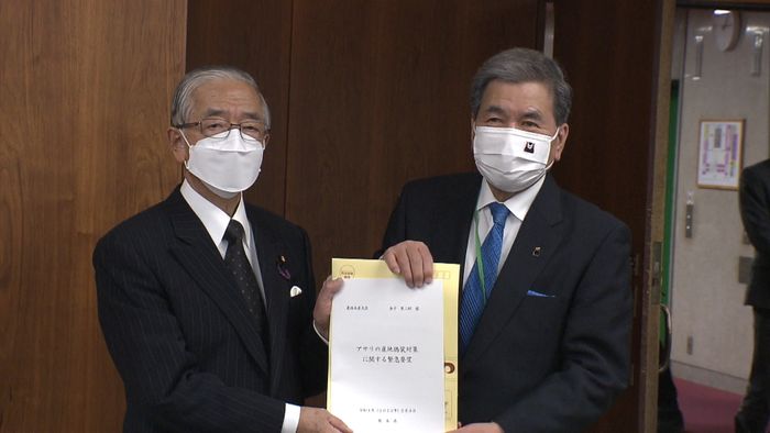 熊本県知事、農水相に対策を求める要望書 アサリ産地偽装