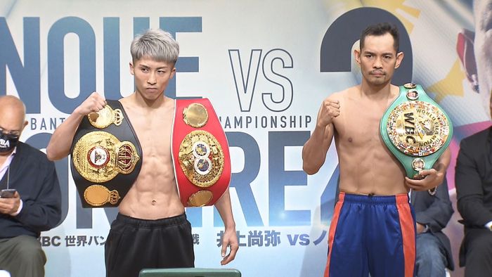 あす3団体統一戦 井上尚弥は計量一発パス ドネアと“13秒間のにらみ合い”