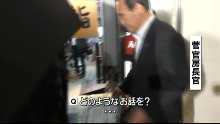 菅長官 安保関連法案で松野氏に協力要請か