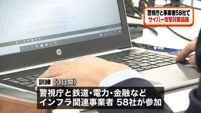 五輪まで約半年“サイバー攻撃”の対処訓練
