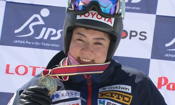 北京パラ3冠の村岡桃佳 がい旋試合で連勝「経験値は裏切らない」