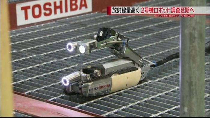 福島第一原発２号機のロボット調査、延期か