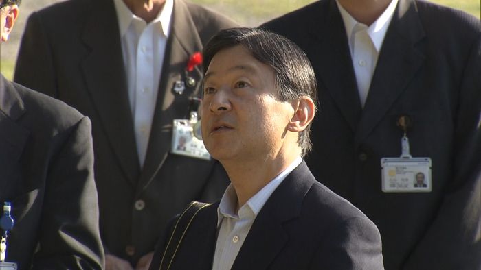 皇太子さま 信玄ゆかりの治水施設など視察
