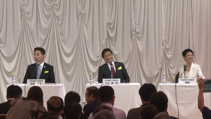 民進党代表選“党をどう束ねていくか”討論