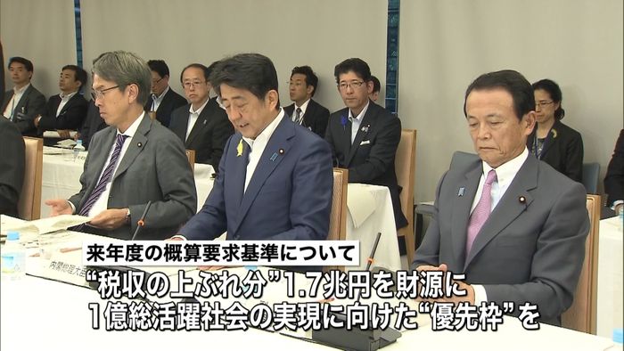 1億総活躍社会に向け“優先的に予算”検討