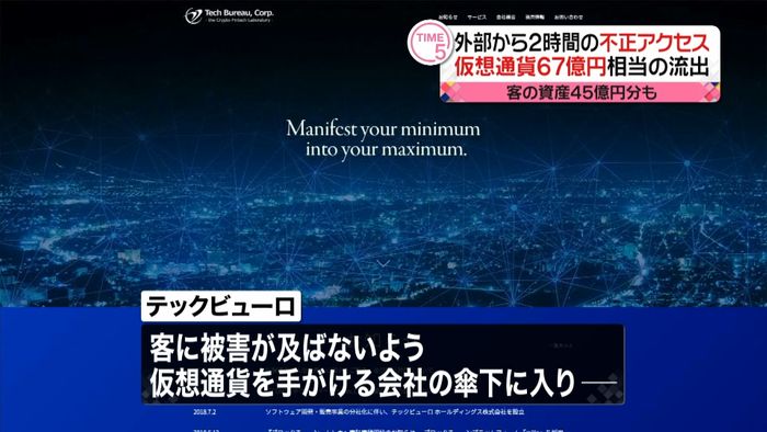 仮想通貨67億円相当流出 経営陣は退任へ