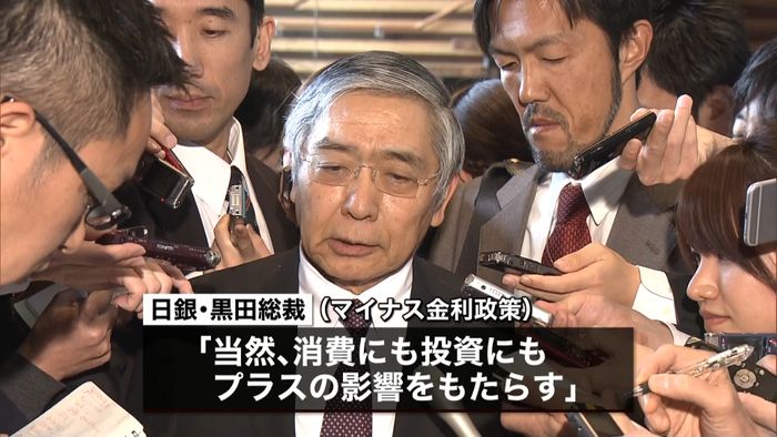 日銀総裁、マイナス金利効果を首相に説明