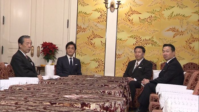 枝野氏と玉木氏 合流へ“話し合い”で合意
