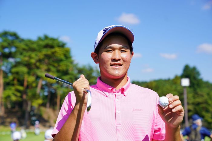 16歳隅内雅人 史上最年少ホールインワン
