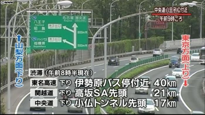 4日 交通機関の混雑状況(8時半)