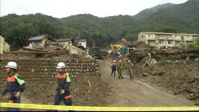 広島土砂災害　死者は７０人に（午前７時）