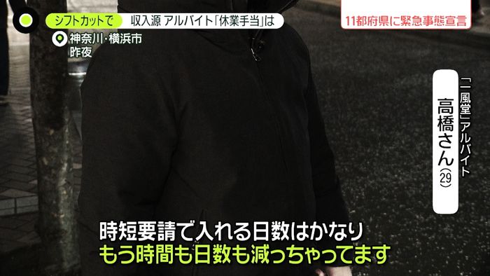 コロナ収入減 アルバイト「補償や手当」