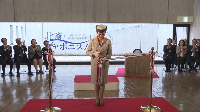 久子さま『北斎とジャポニスム』展開会式に