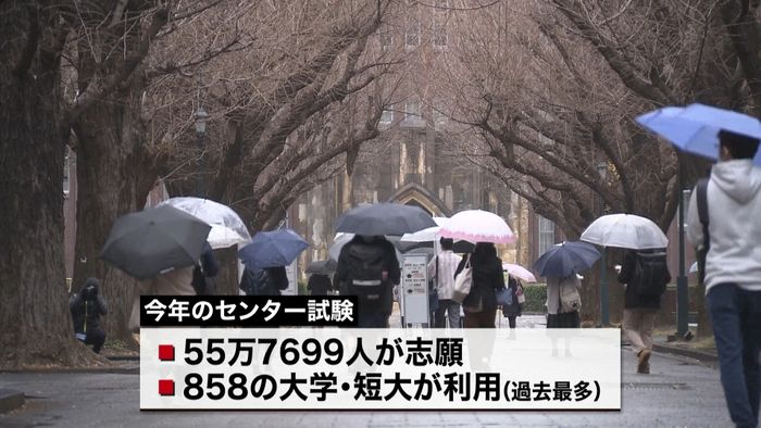 センター試験 1日目は大きなトラブルなく