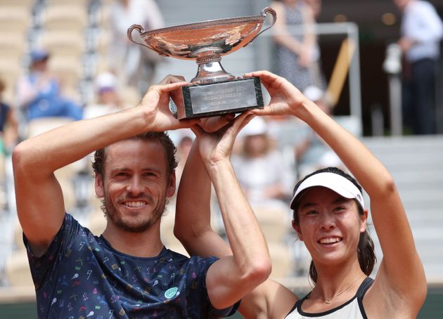 笑顔止められなかった 柴原瑛菜 全仏op混合ダブルス 日本勢からは25年ぶりの優勝