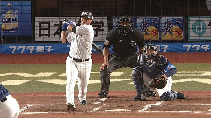 ロッテ・マーティン復帰後初ホームラン