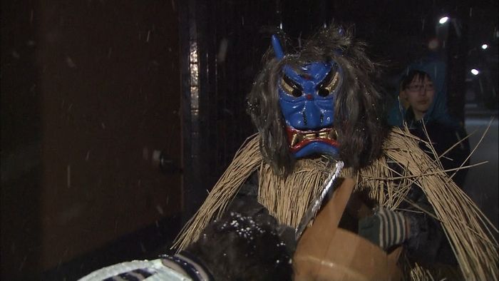 大晦日の夜空に響く雄叫び 男鹿のナマハゲ