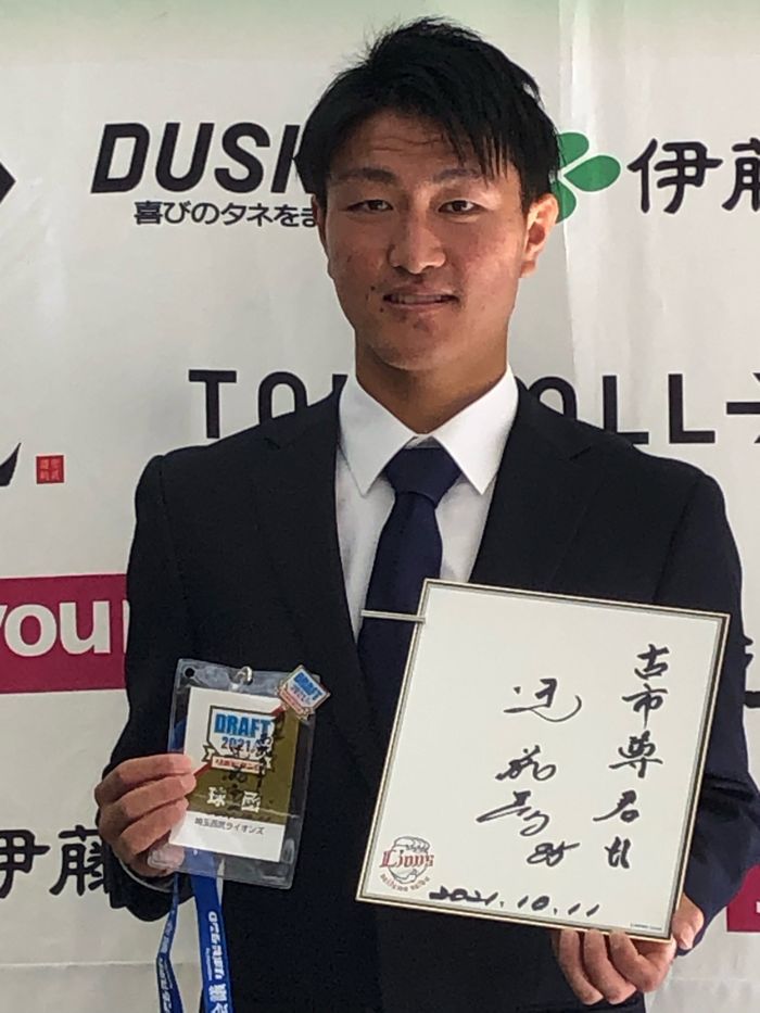 西武育成1位・古市尊 強肩武器に正捕手へ
