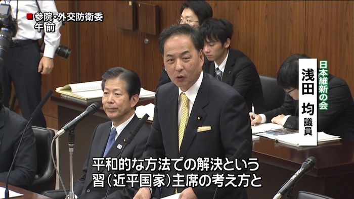 「平和的な解決は」北朝鮮問題で首相を追及