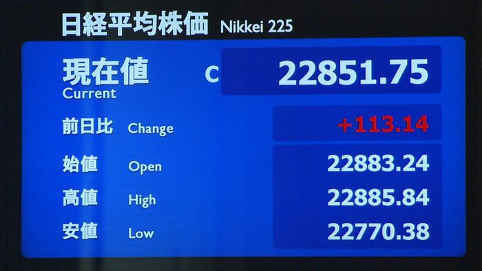 日経平均反発 米中貿易摩擦の懸念で様子見