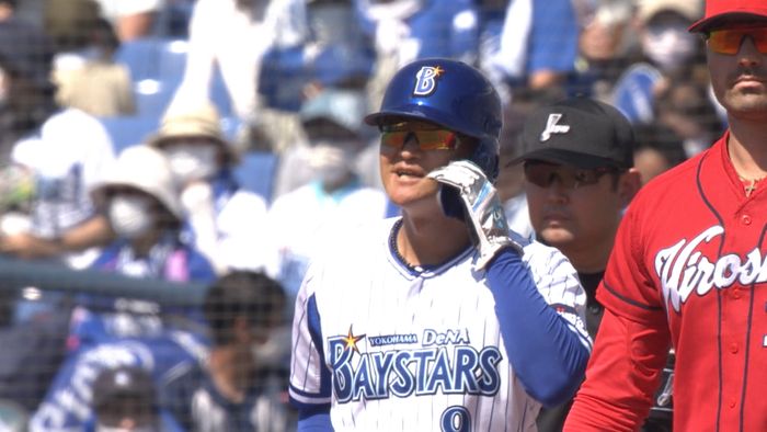 “森下キラー”DeNA・大和 先制タイムリー 対戦成績10打数5安打と相性の良さ光る