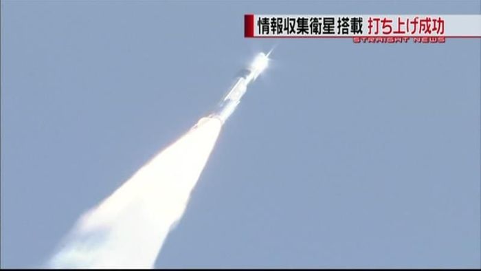 情報収集衛星搭載ロケット 打ち上げ成功