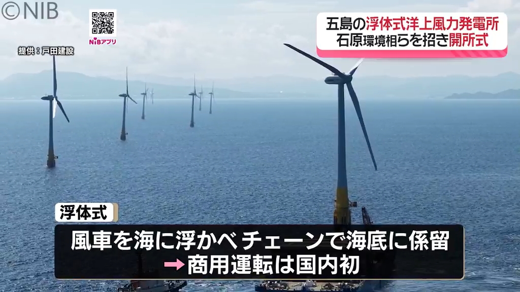 実動！　HONDA　EM550　発電機　北海道・沖縄県・離島には発送不可！ 石原環境相らが五島市崎山沖で視察「国内初の浮体式風力発電所」地元は