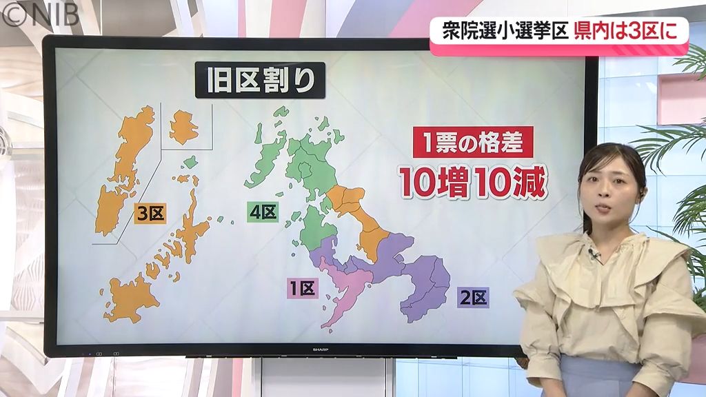 次期衆院選 県内 “3つの選挙区” に「1票の格差」是正する10増10減に伴い変更《長崎》