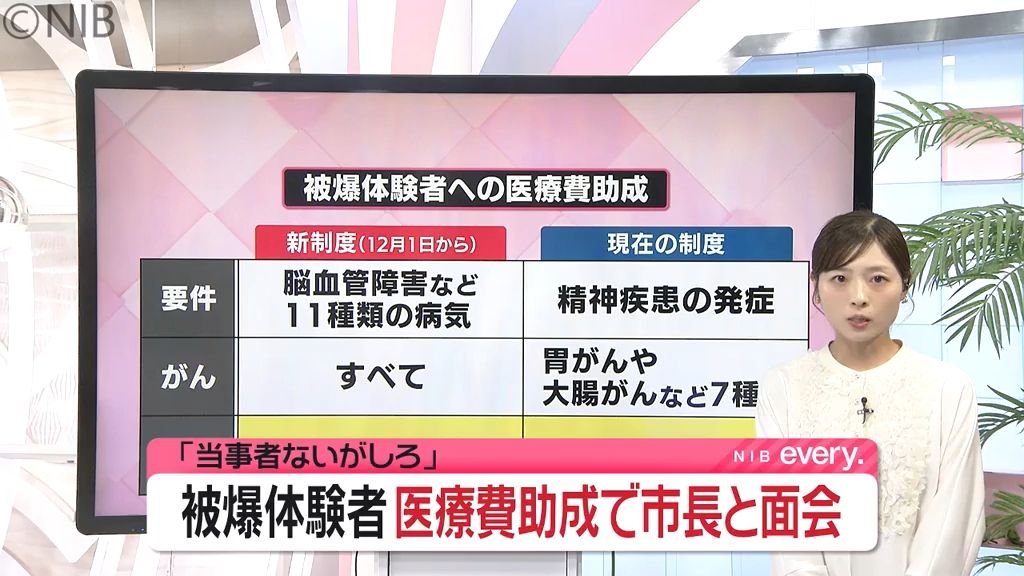 「被爆体験者」新たな医療費助成制度が来月スタートも “当事者ないがしろ” と市長に訴え《長崎》