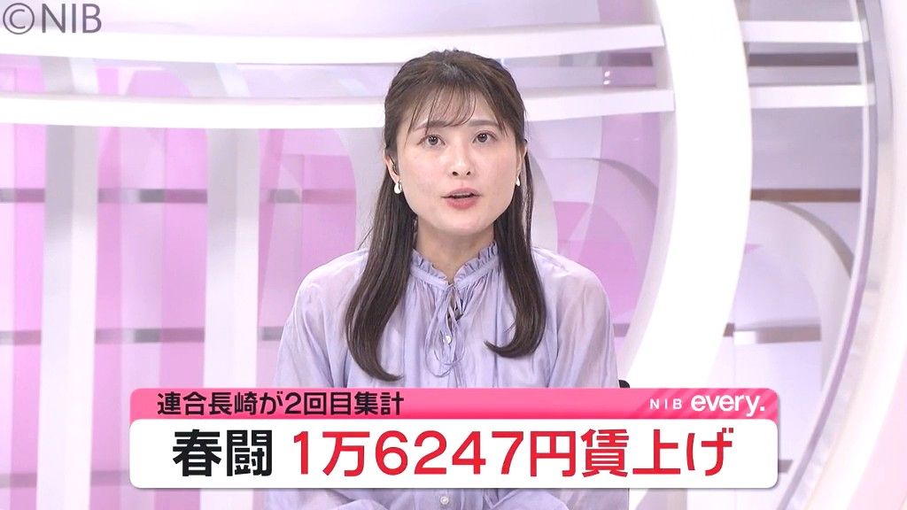 春闘2回目集計結果「平均1万6247円賃上げ」57の地場組合は賃上げ率6％を維持《長崎》