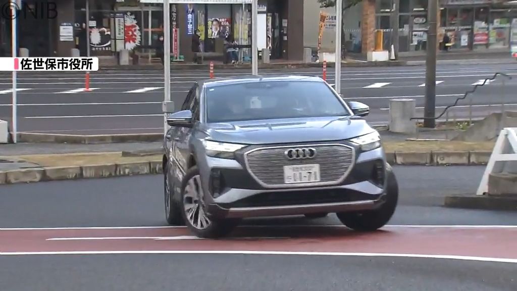 ゼロカーボンシティを目指す佐世保市　地元の自動車販売会社がアウディ電気自動車を寄贈《長崎》