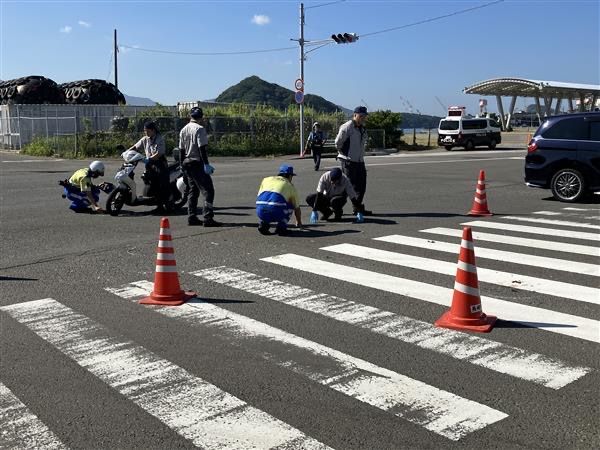 軽乗用車とバイクが衝突 高齢の男性が意識不明の重体《長崎》