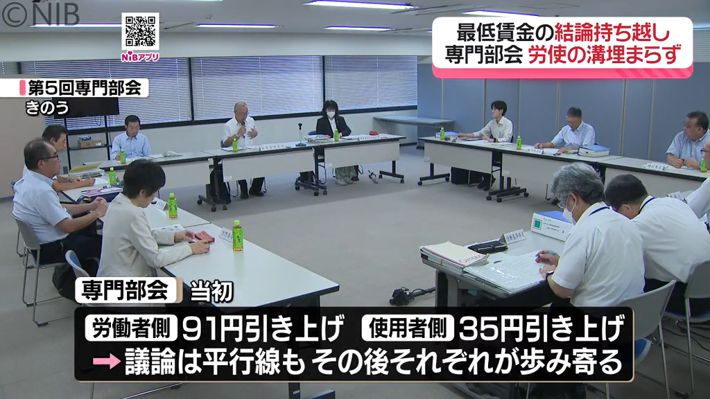 最低賃金額引き上げ協議「労働者側と使用者側の溝埋まらず」結論は28日