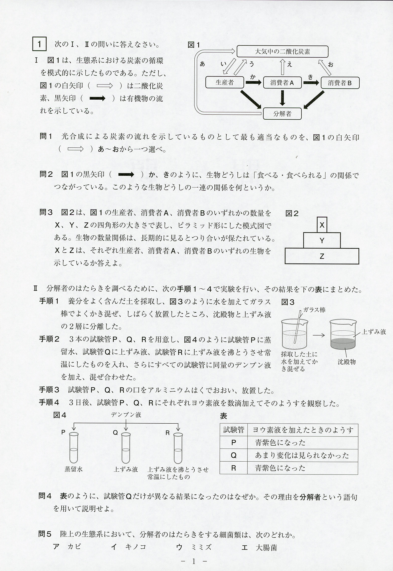 2024年度 長崎県公立高校入学者選抜学力検査 問題と模範解答【理科
