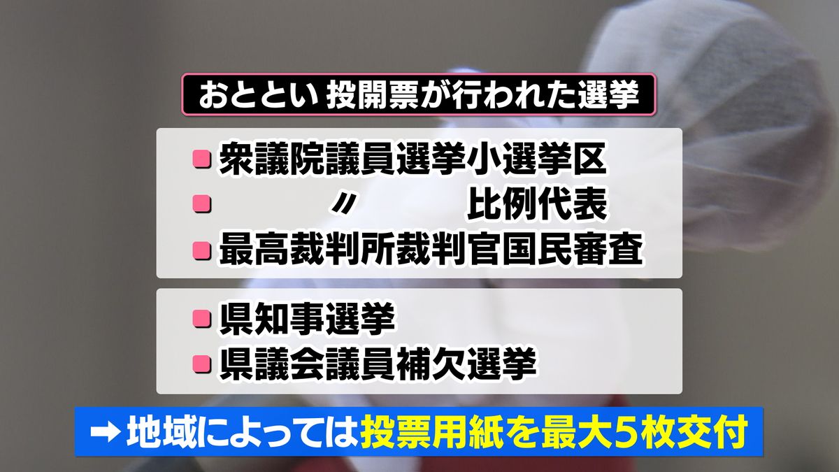 相次いだミス」投票用紙の交付間違いが県内21件 佐世保市では知事選