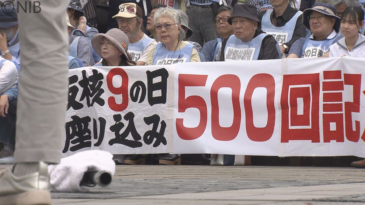 「核がなくなるまで」被爆者らが毎月行う “反核9の日座り込み” 500回の節目迎え新たな決意《長崎》