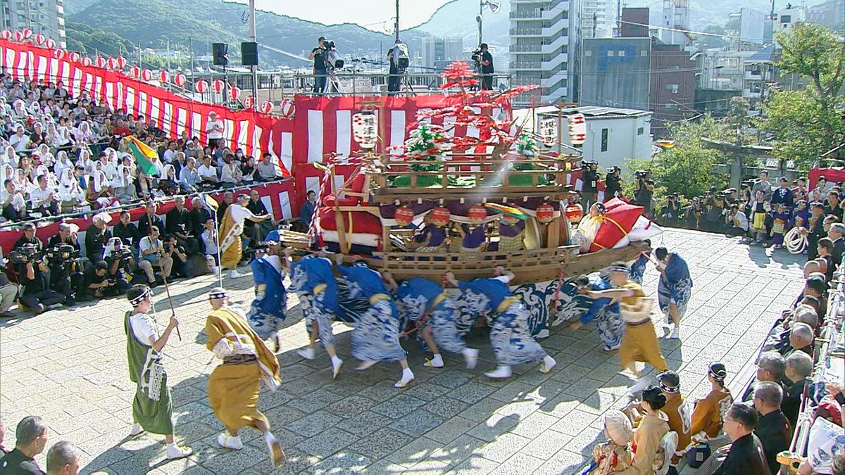 【長崎くんち】最も古い歴史を持つ「榎津町・川船」若い力が加わり今年も“大漁”を目指す《長崎》(2025年10月7日掲載)|NIB NEWS NNN