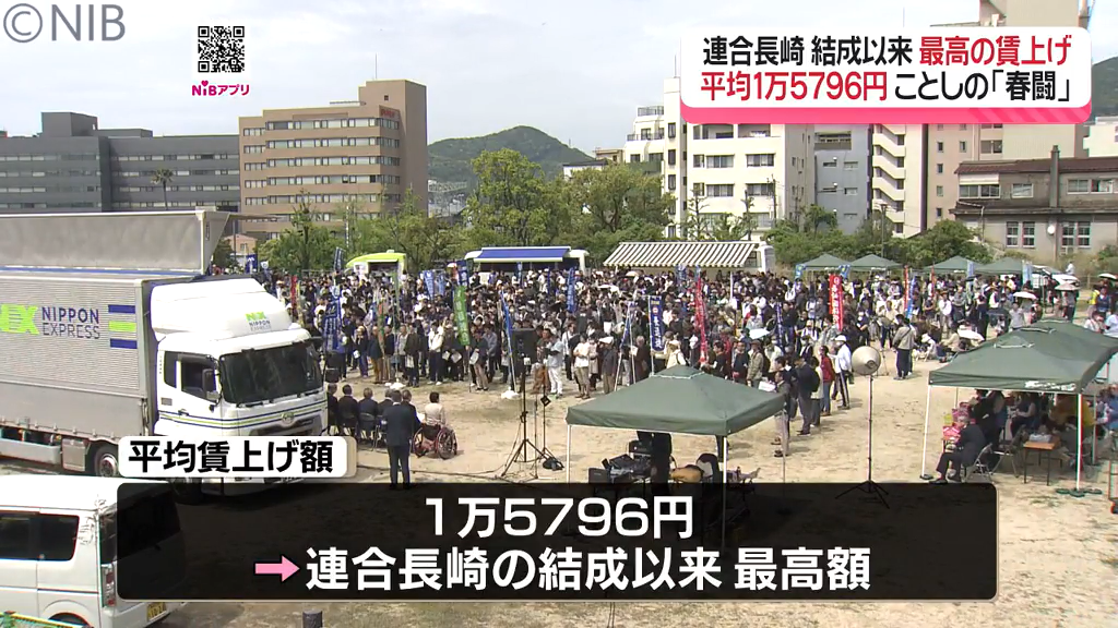 春闘の最終集計「3年連続で5％を上回る」平均賃上げ額は1万5796円 連合
