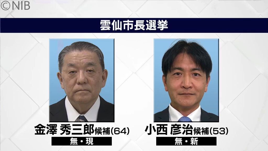 雲仙市長選挙投票始まる　19年ぶりの選挙戦も投票率は前回下回る（午前10時現在）《長崎》