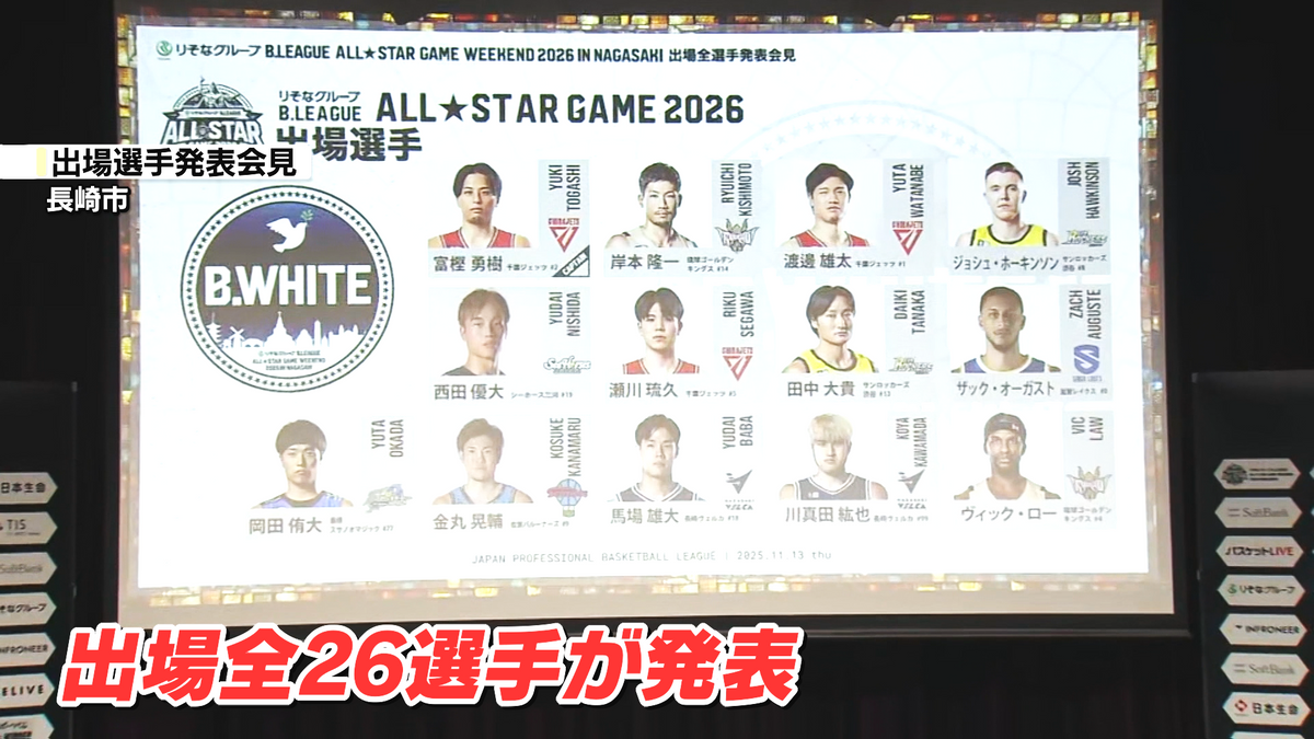 Bリーグオールスターゲーム「ヴェルカ 馬場選手と川真田選手が出場