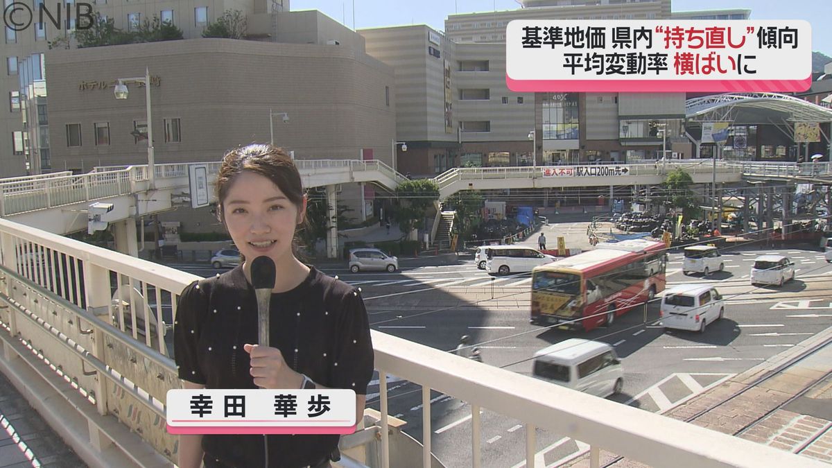 県内の基準地価 “持ち直し傾向”「開発促進への期待感など波及効果も」平均変動率横ばいに《長崎》