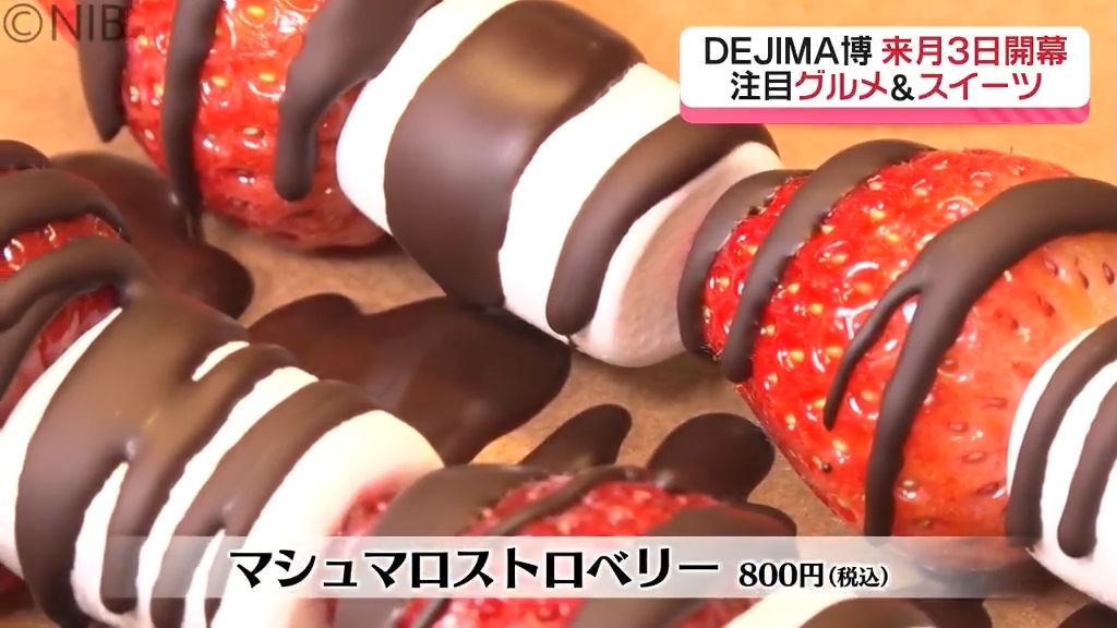 全国から70店以上集結「5月3日開幕 DEJIMA博」注目のグルメやスイーツ 長崎初上陸も《長崎》