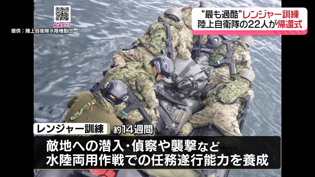 陸上自衛隊で最も過酷な「レンジャー訓練」長期間のサバイバル環境を