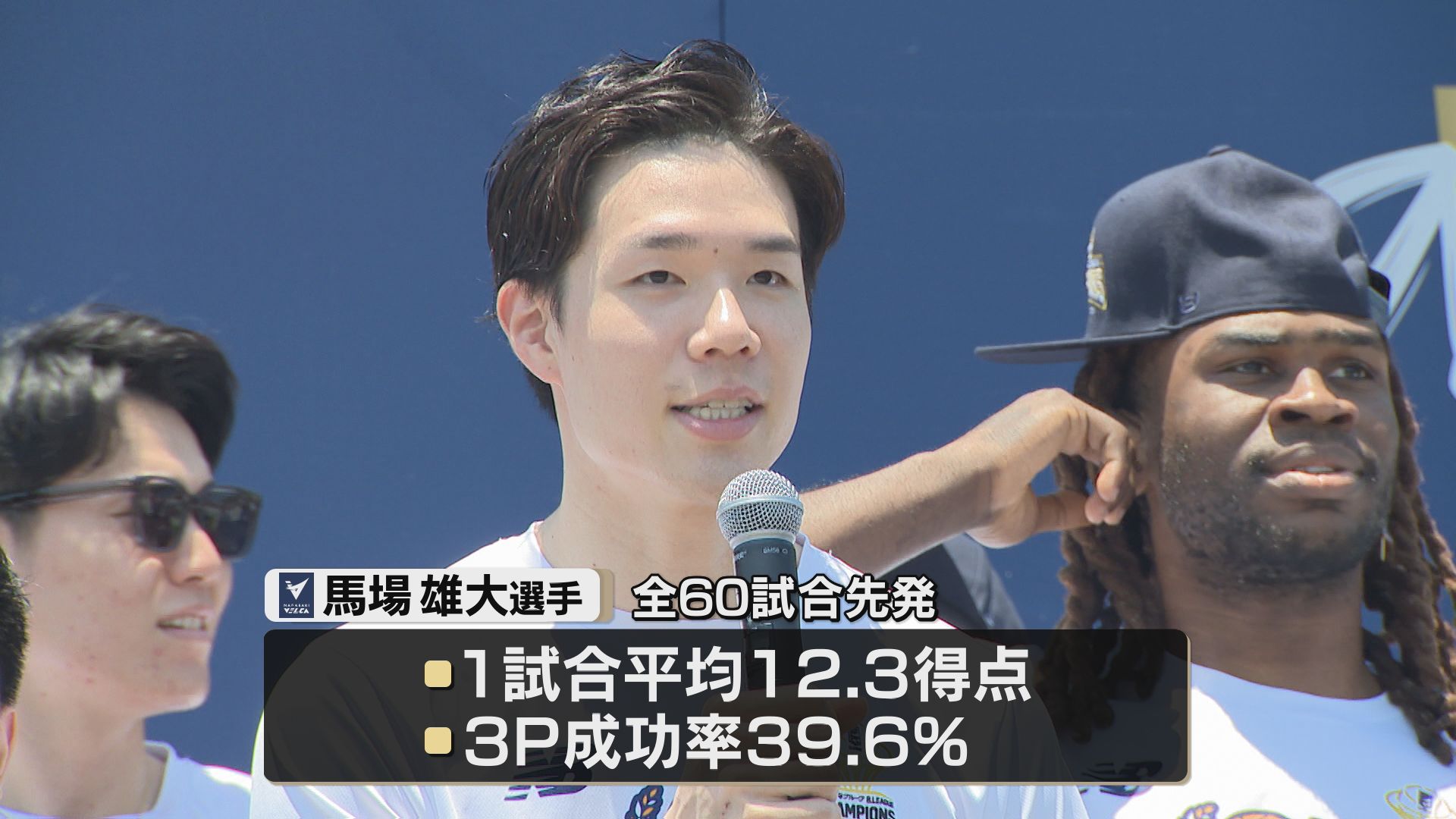 速報】長崎ヴェルカ「馬場雄大選手との来シーズン契約継続を発表」初の